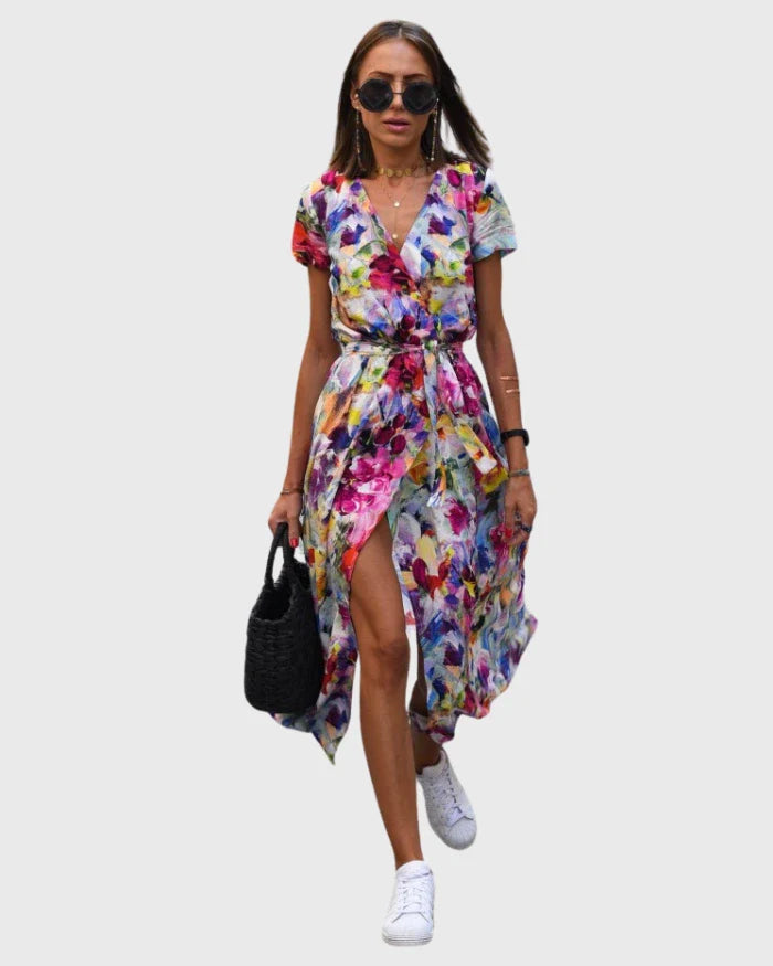 Abim - Elegante vestido de algodón