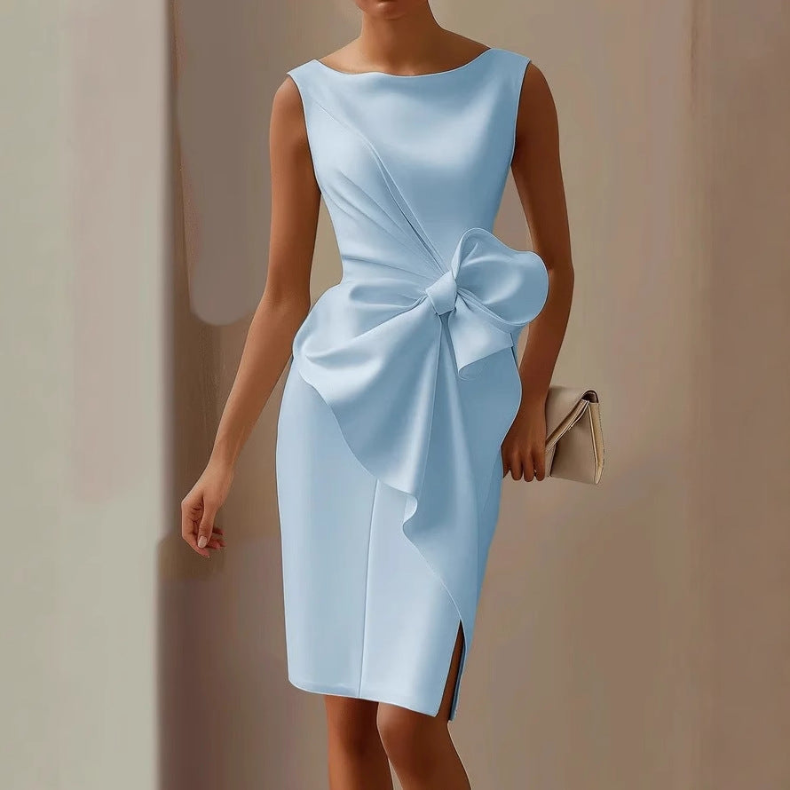 Athena - Elegante vestido con pajarita
