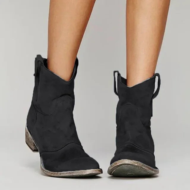 Fabiola - Elegantes botas vaqueras vintage