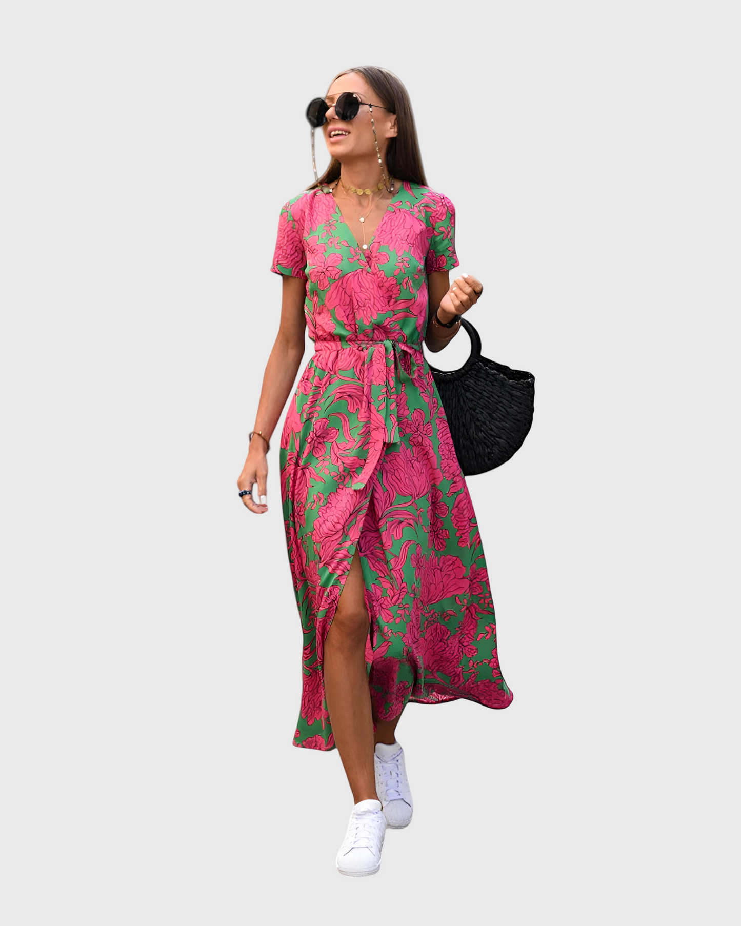 Abim - Elegante vestido de algodón