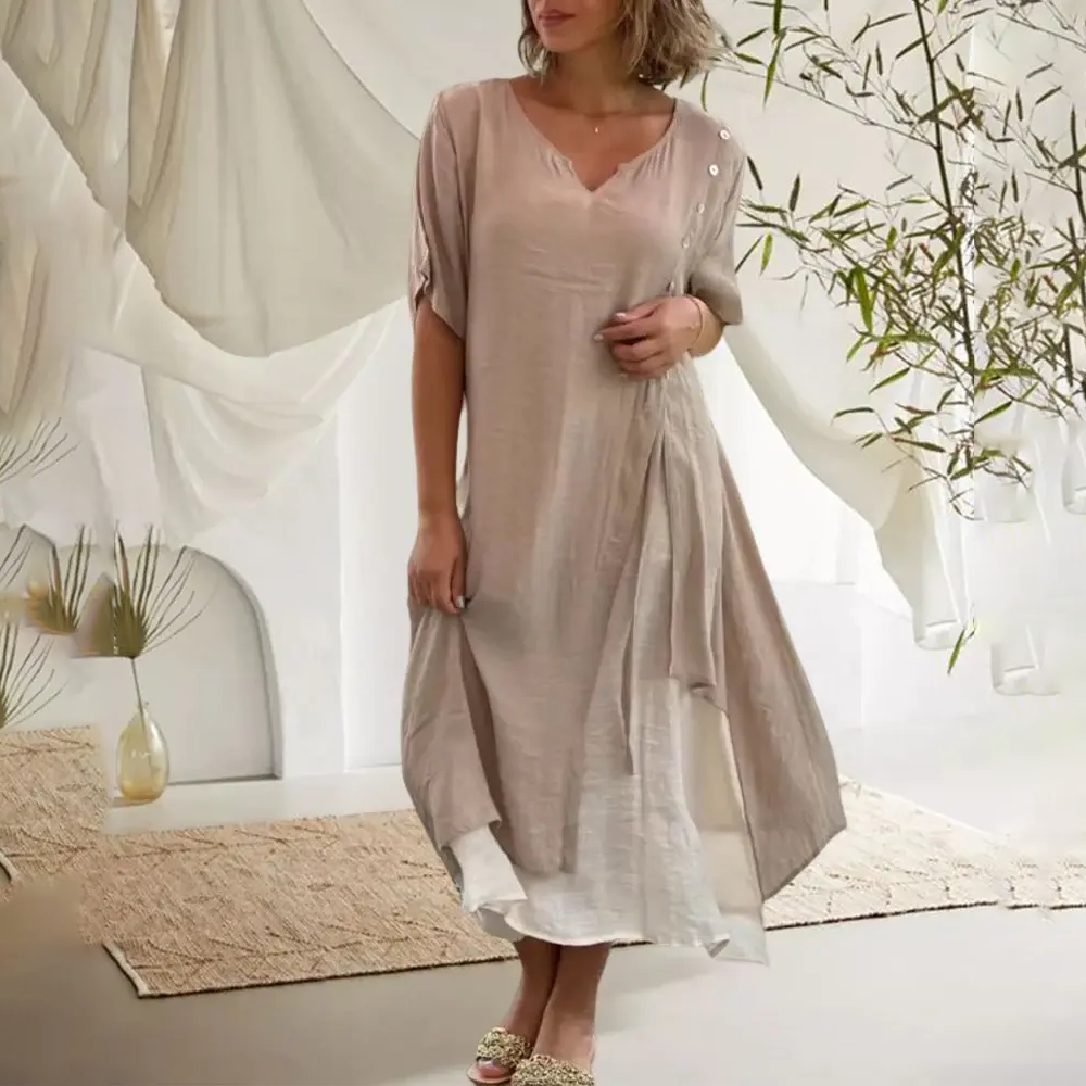 Elisa - Vestido largo cómodo y elegante