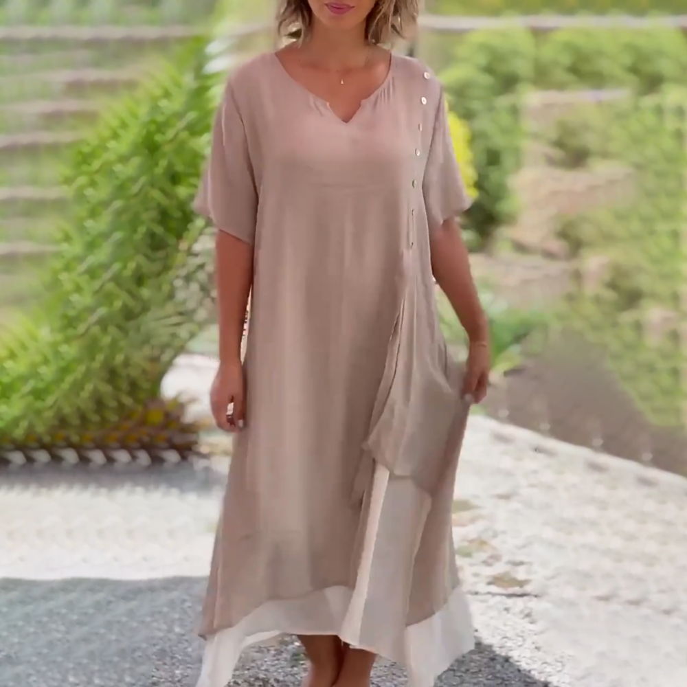 Elisa - Vestido largo cómodo y elegante