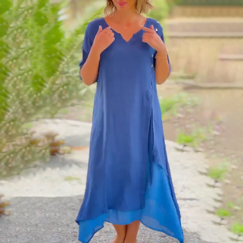 Elisa - Vestido largo cómodo y elegante