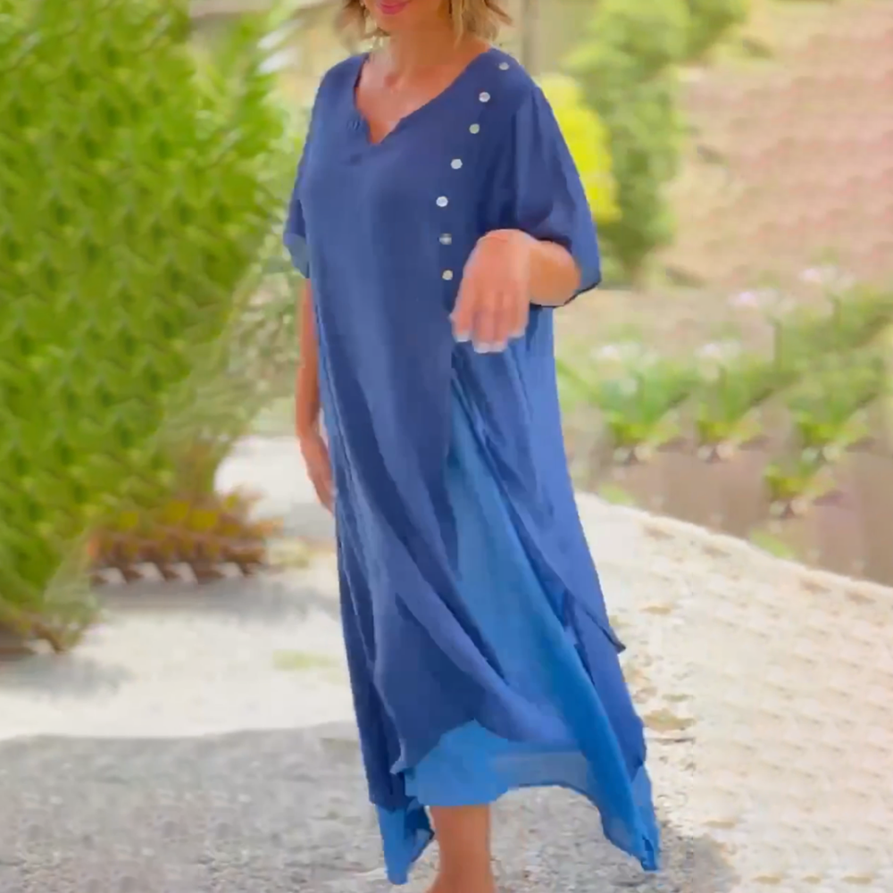 Elisa - Vestido largo cómodo y elegante