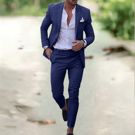 Simone - Traje elegante para hombre (chaqueta + pantalón)