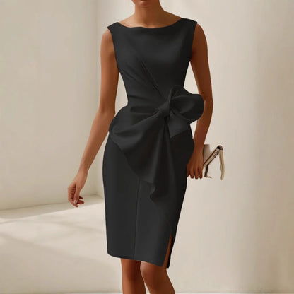 Athena - Elegante vestido con pajarita