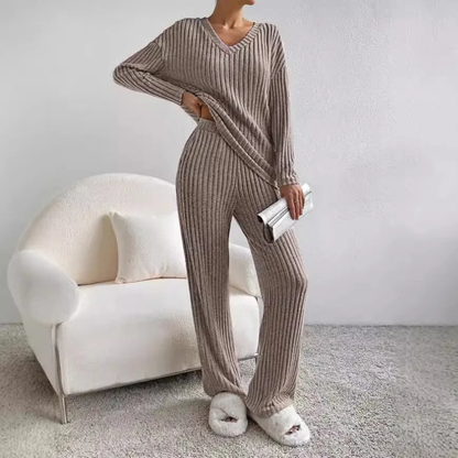 Yasmin - Traje de punto de dos piezas