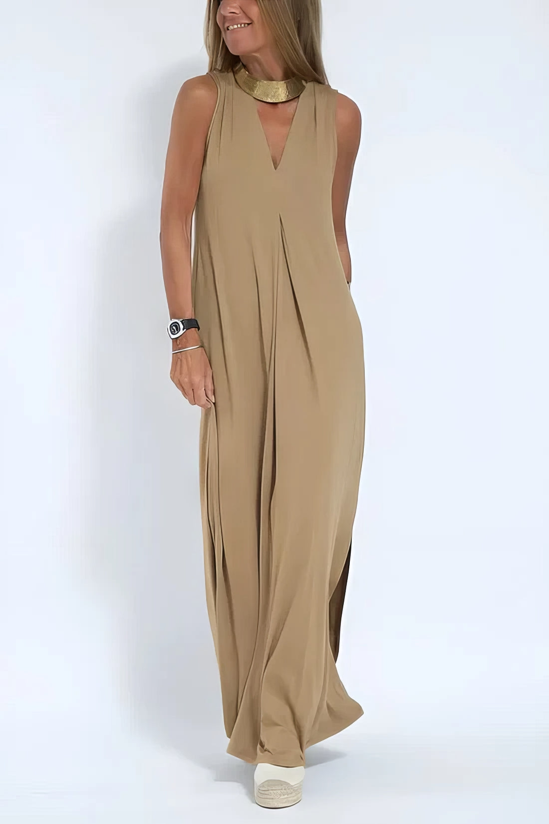 Ava | Elegante vestido largo + cárdigan a juego de REGALO