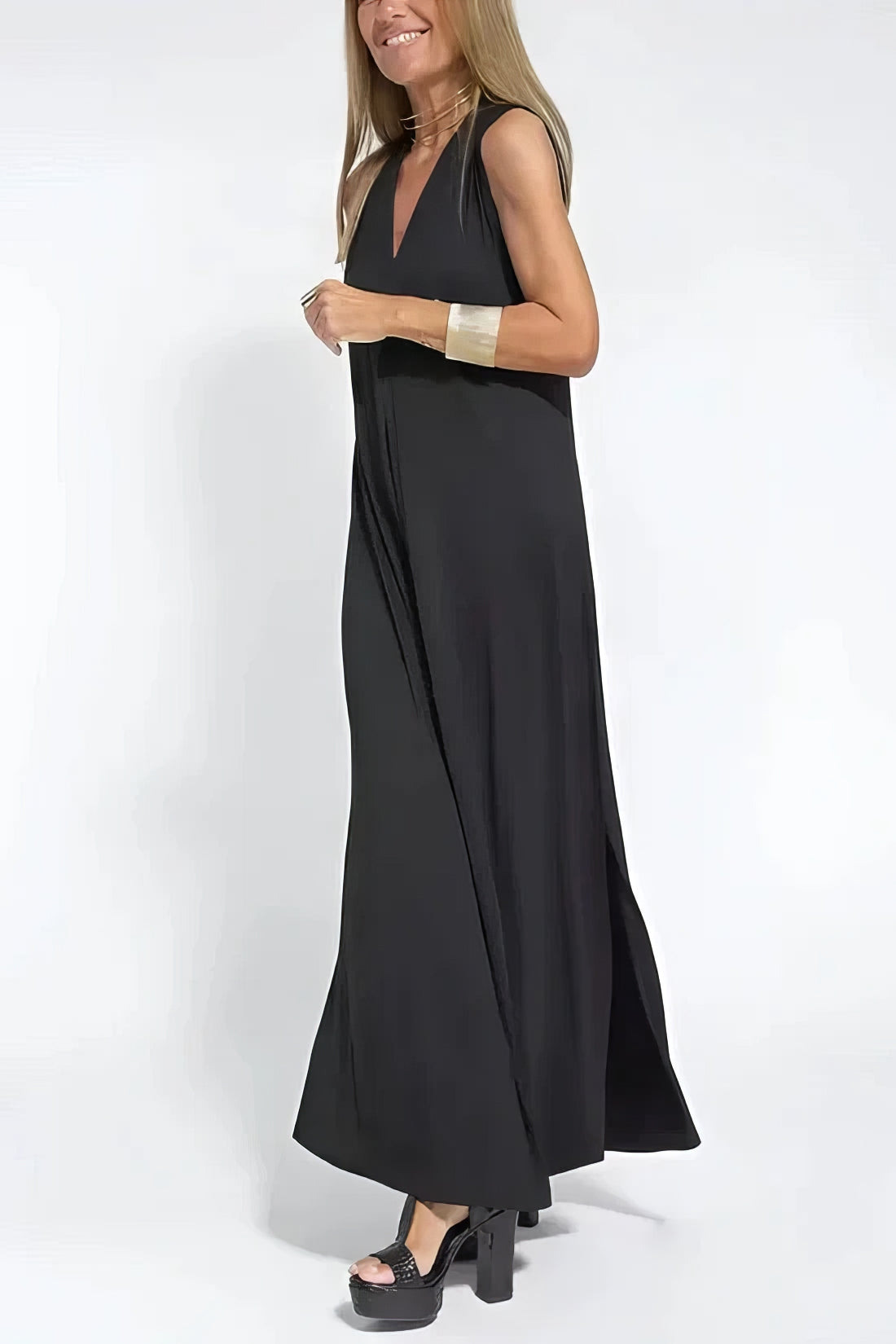 Ava | Elegante vestido largo + cárdigan a juego de REGALO